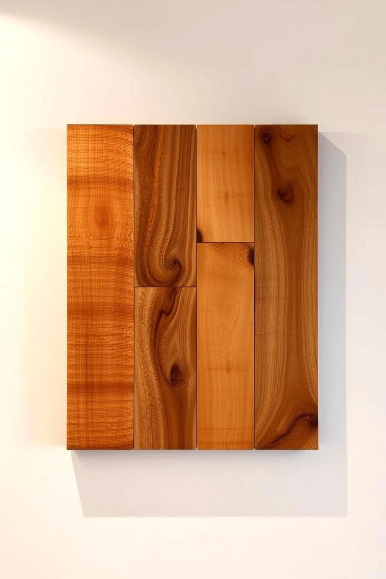 Reclaimed Wood Artistry - 24 Boho Wall Decor Ideas