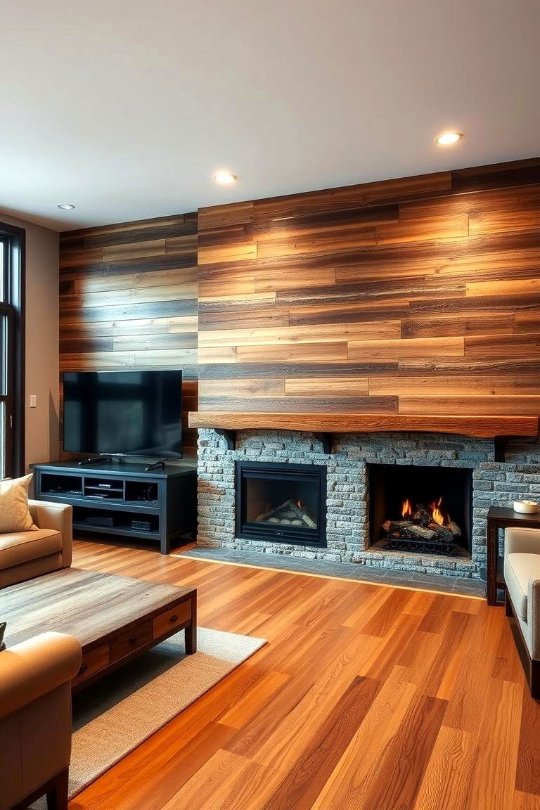 Reclaimed Wood Charm - 24 Wood Accent Wall Ideas