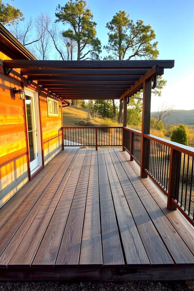 Reclaimed Wood Decking - 24 Cheap Backyard Makeover Ideas