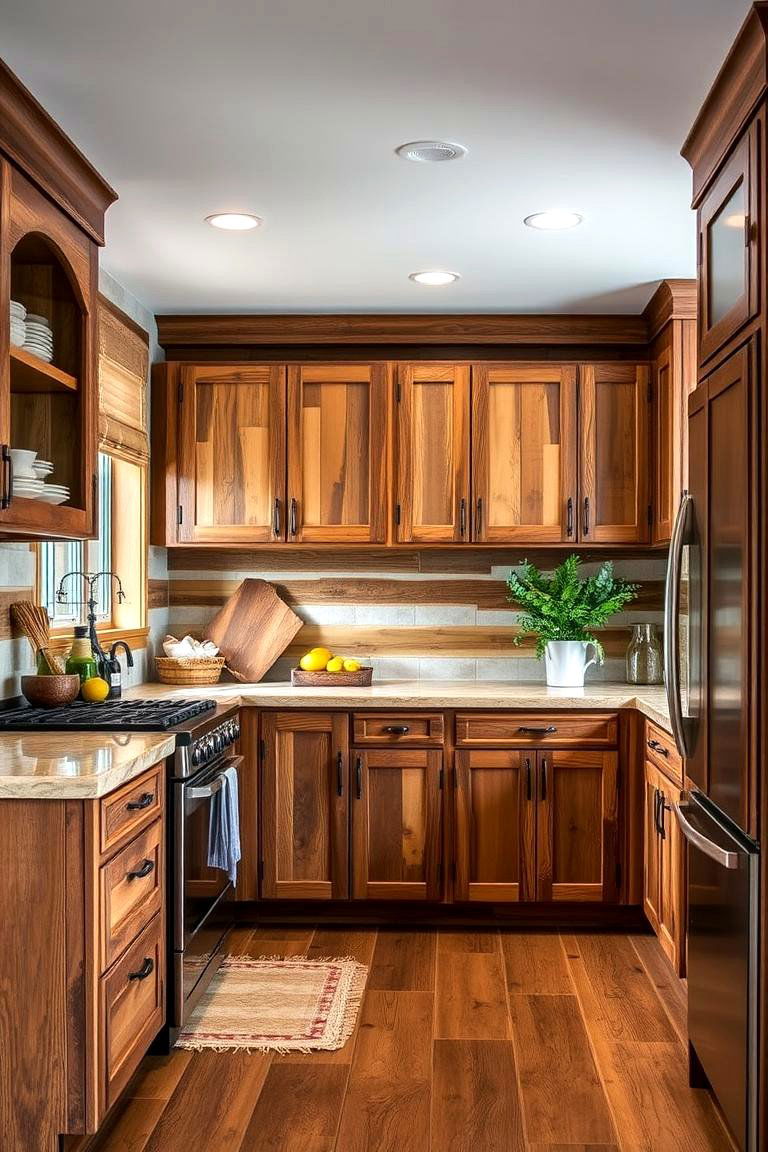 Reclaimed Wood Elements - 24 Craftsman Kitchen Ideas