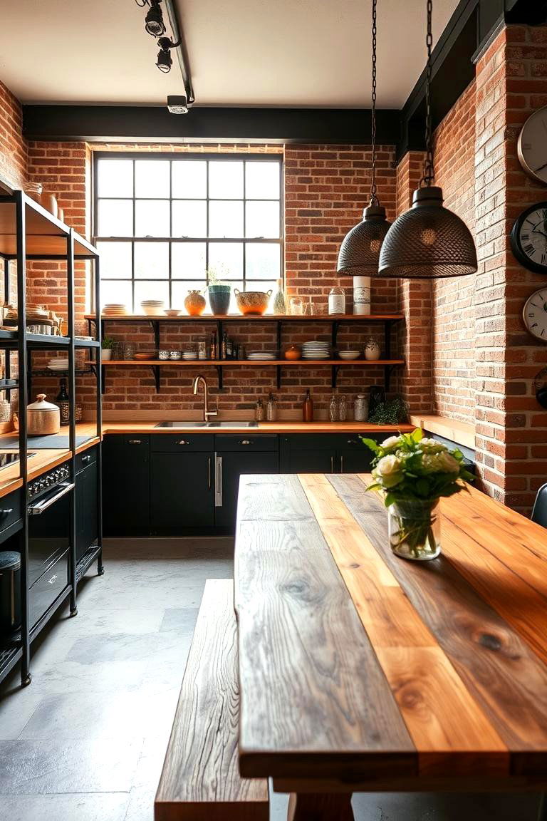Reclaimed Wood Elements - 24 Industrial Interior Design Style Ideas