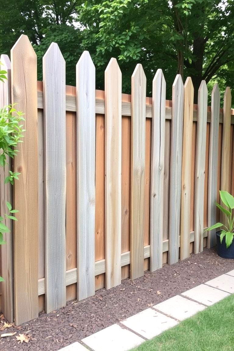 Reclaimed Wood Fence - 24 Backyard Fence Ideas