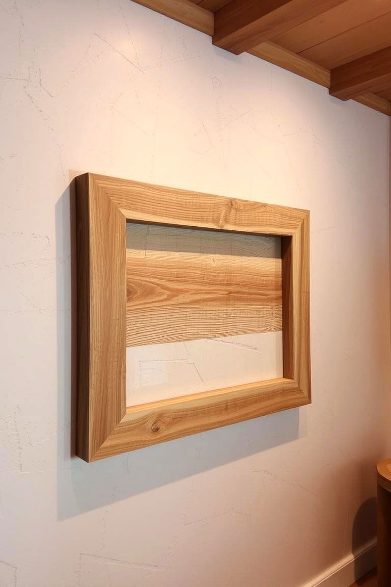 Reclaimed Wood Frames - 24 Rustic Wall Decor Ideas