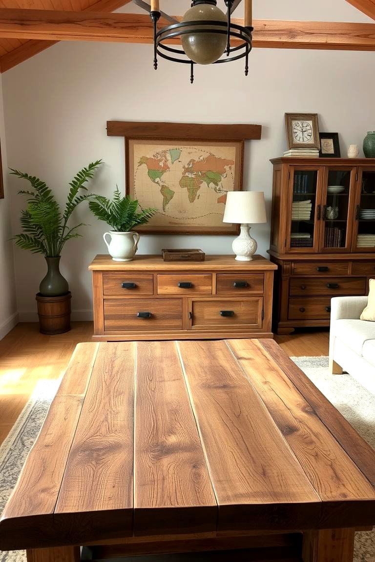 Reclaimed Wood Furniture - 24 Country Bedroom Ideas