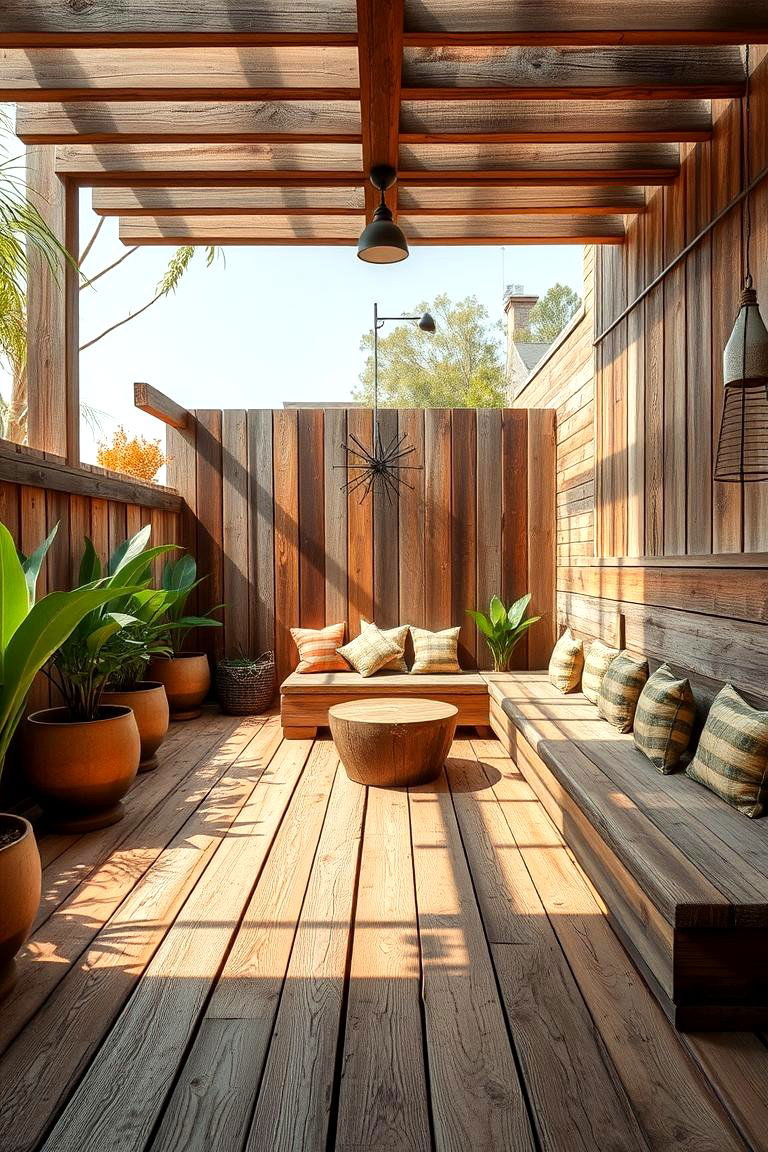 Reclaimed Wood Oasis - 24 Rustic Pool House Ideas