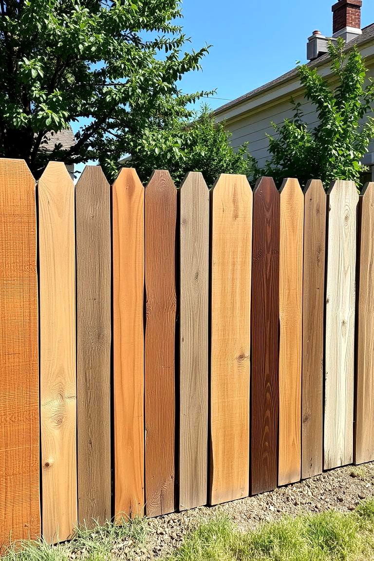 Reclaimed Wood Privacy Fence - 24 Cheap Privacy Fence Ideas