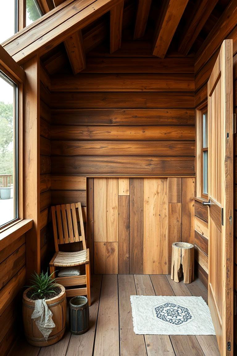Reclaimed Wood Retreat Outhouse - 24 Outhouse Design Ideas