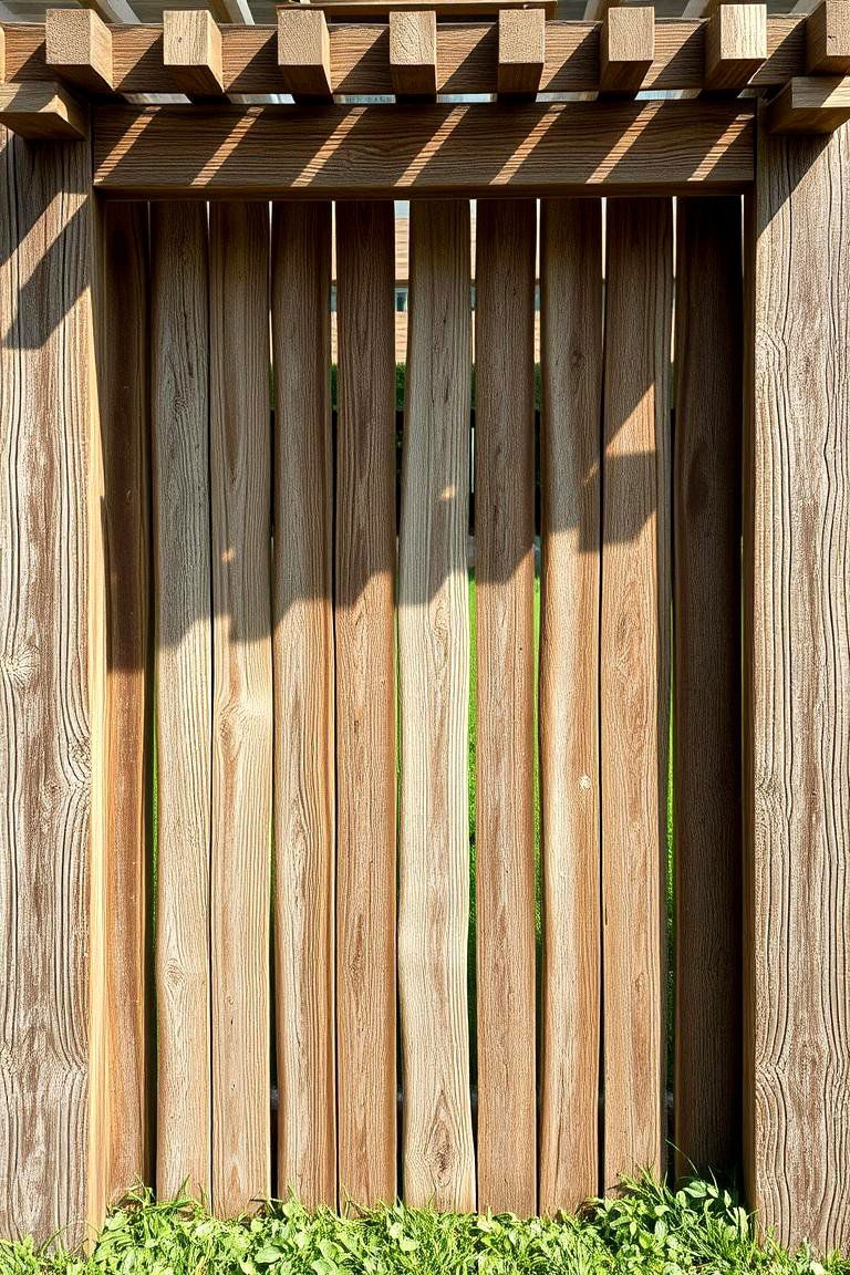 Reclaimed Wood Trellis - 24 Trellis Ideas