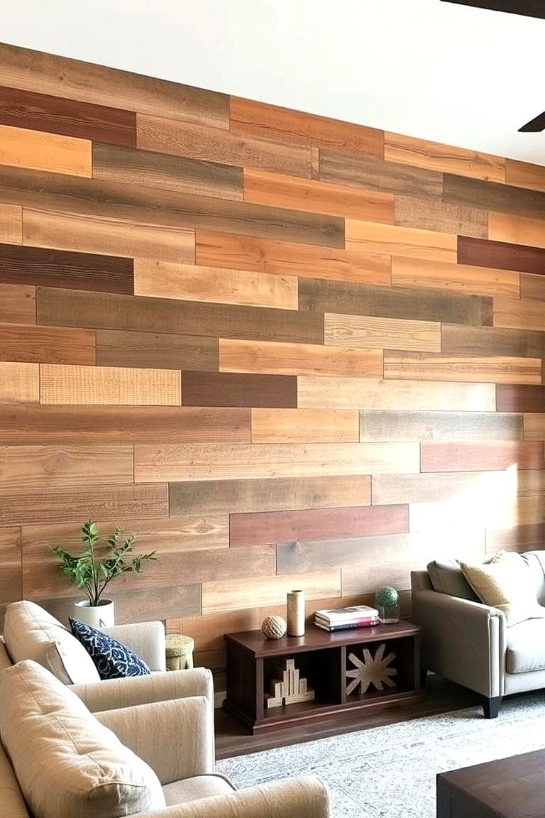 Reclaimed Wood Wall for Eco Friendly Style - 24 Feature Wall Ideas