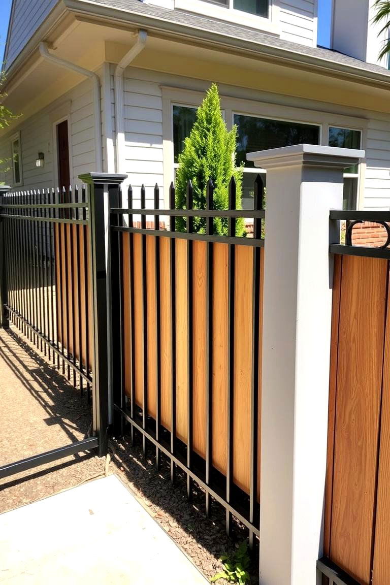 Recognizing the Benefits of Professional Installation - 24 Metal and Wood Fence