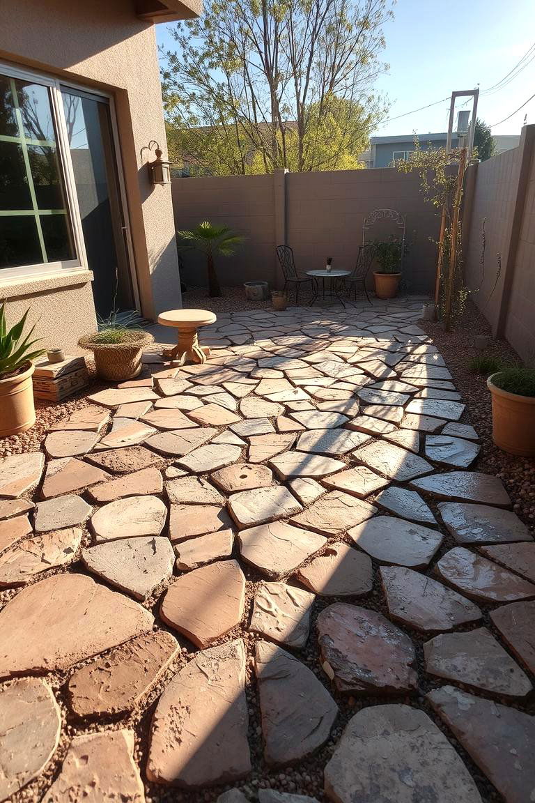 Recycled Concrete Reuse - 24 Concrete Patio Ideas on a Budget
