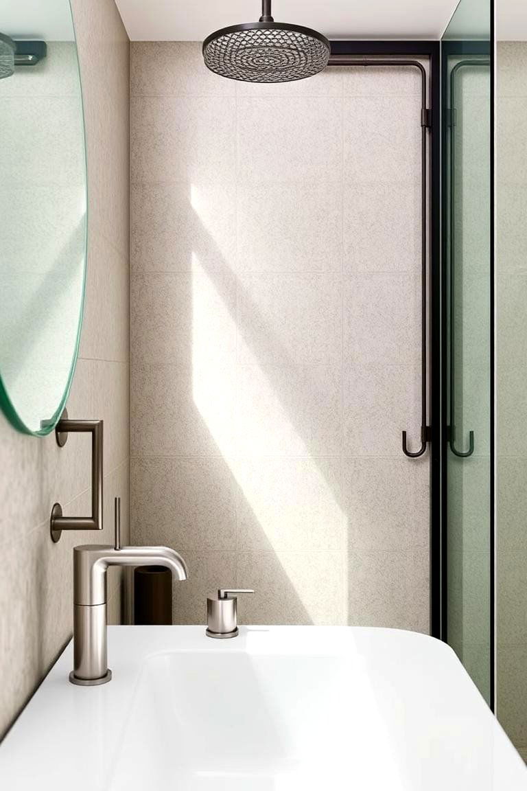 Recycled Materials for Chic Fixtures - 24 Small Green Bathroom Ideas