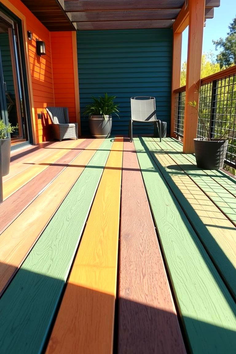 Recycled Plastic Lumber Eco Solution - 24 Deck Flooring Ideas