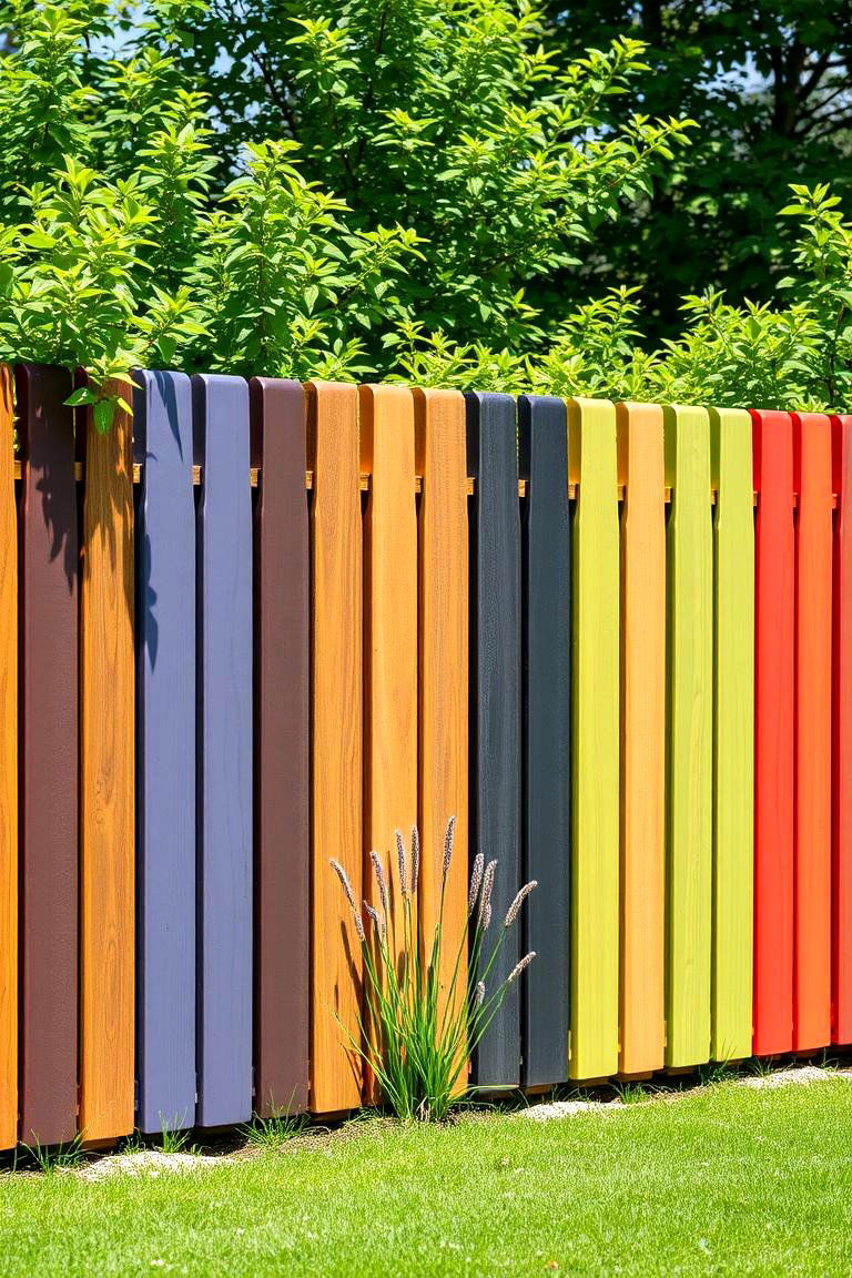 Recycled Plastic Panels Fence - 24 Cheap Privacy Fence Ideas