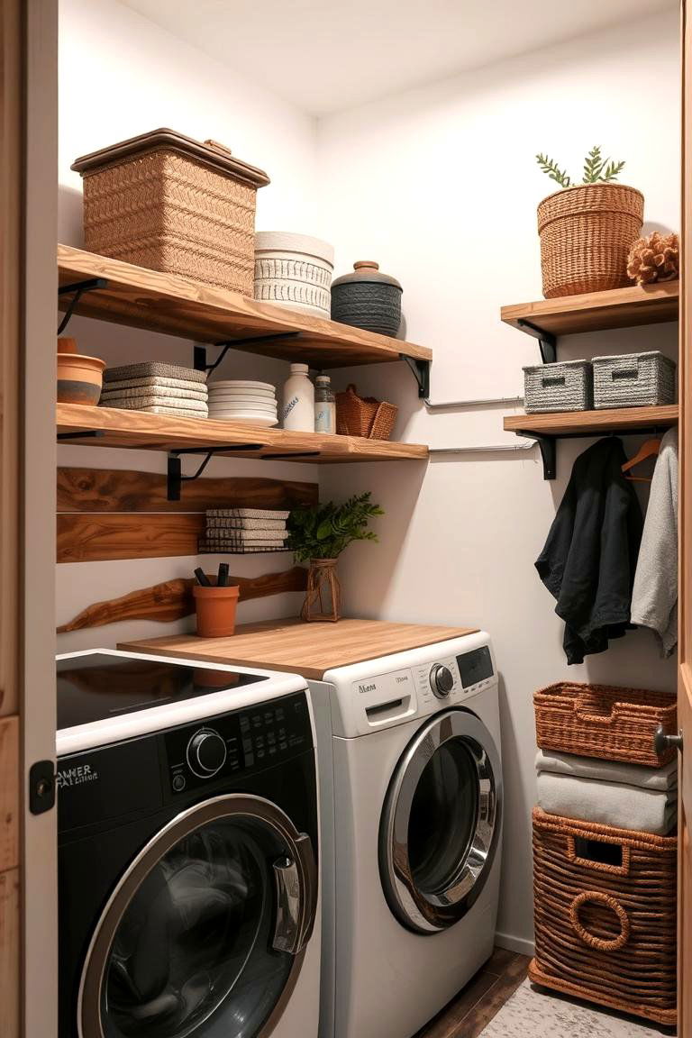 Recycled and Upcycled Storage Solutions - 24 Green Laundry Room Ideas