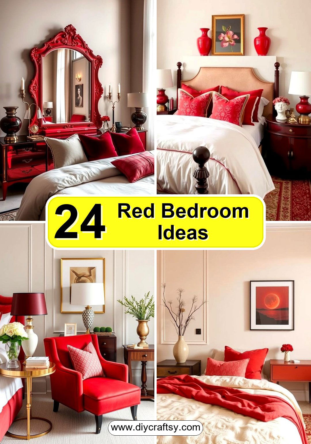 Red Bedroom Ideas