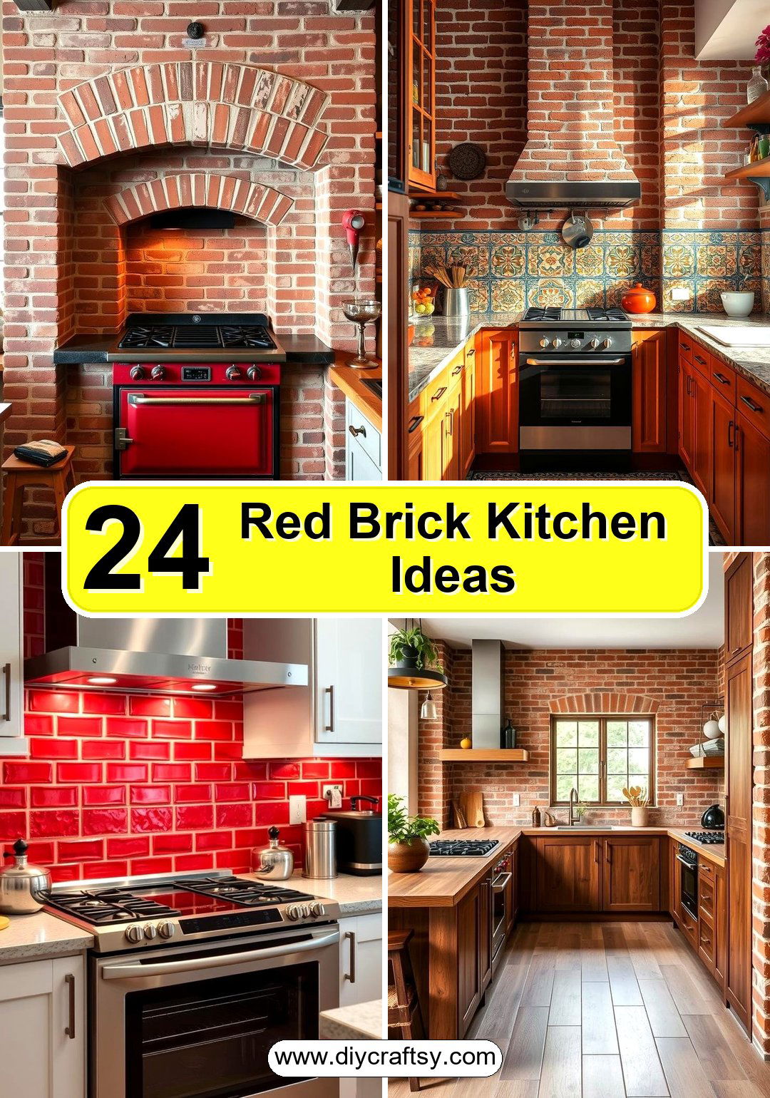 Red Brick Kitchen Ideas