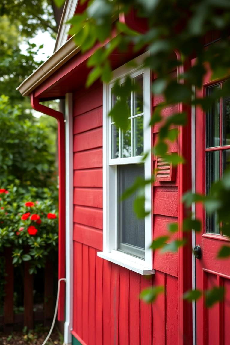 Red Cottage Charm - 24 red home exterior ideas