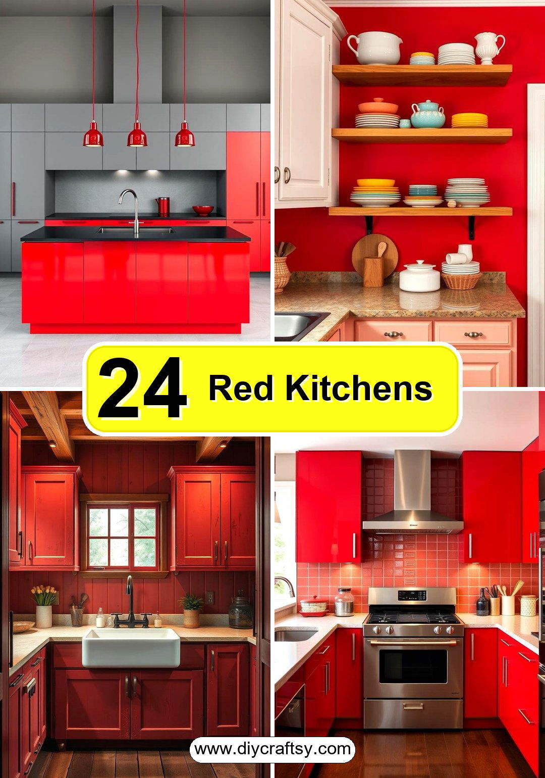 Red Kitchens