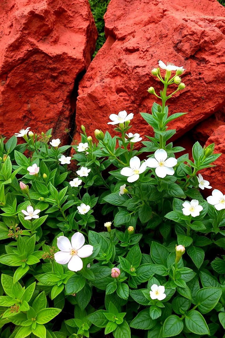 Red Lava Rock Boulder Accents - 24 Red Lava Rock Landscaping Ideas
