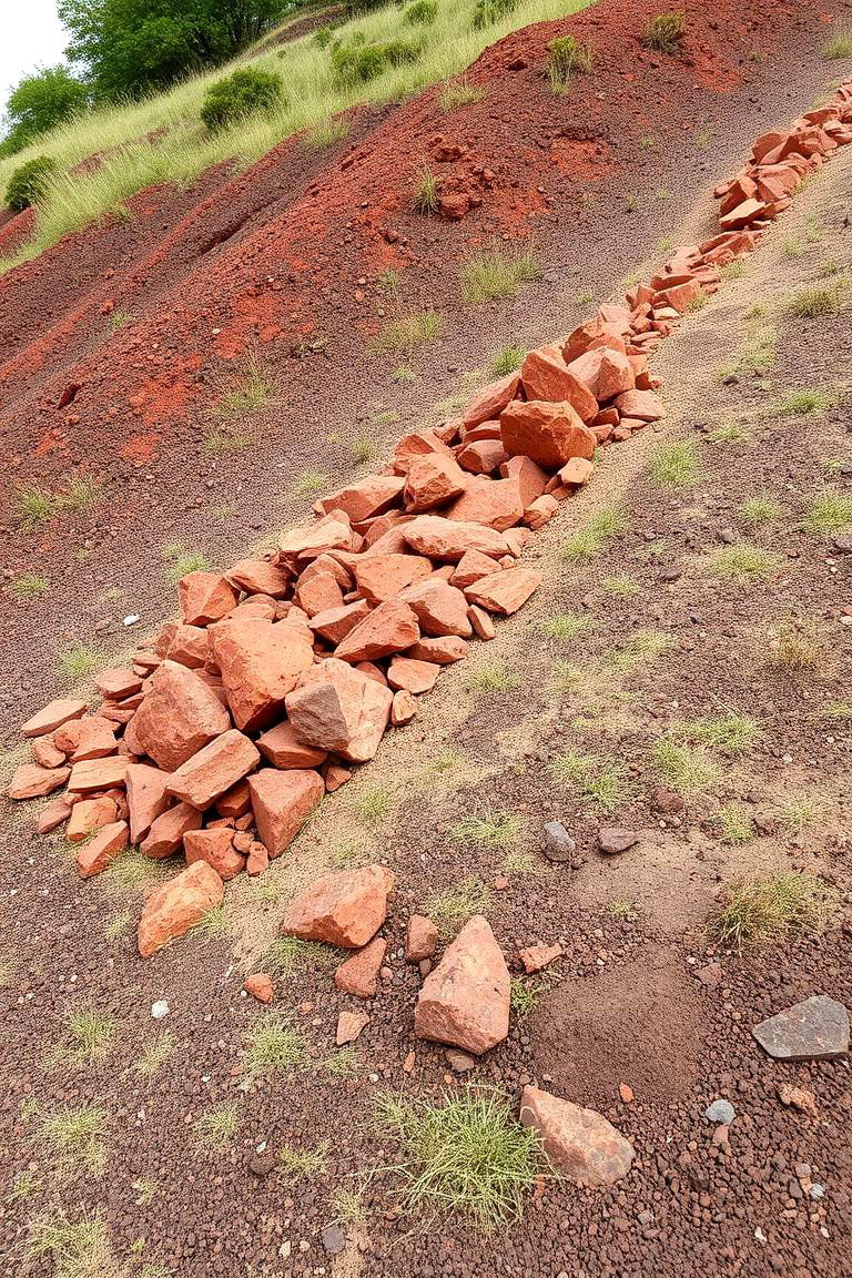 Red Lava Rock for Erosion Control - 24 Red Lava Rock Landscaping Ideas