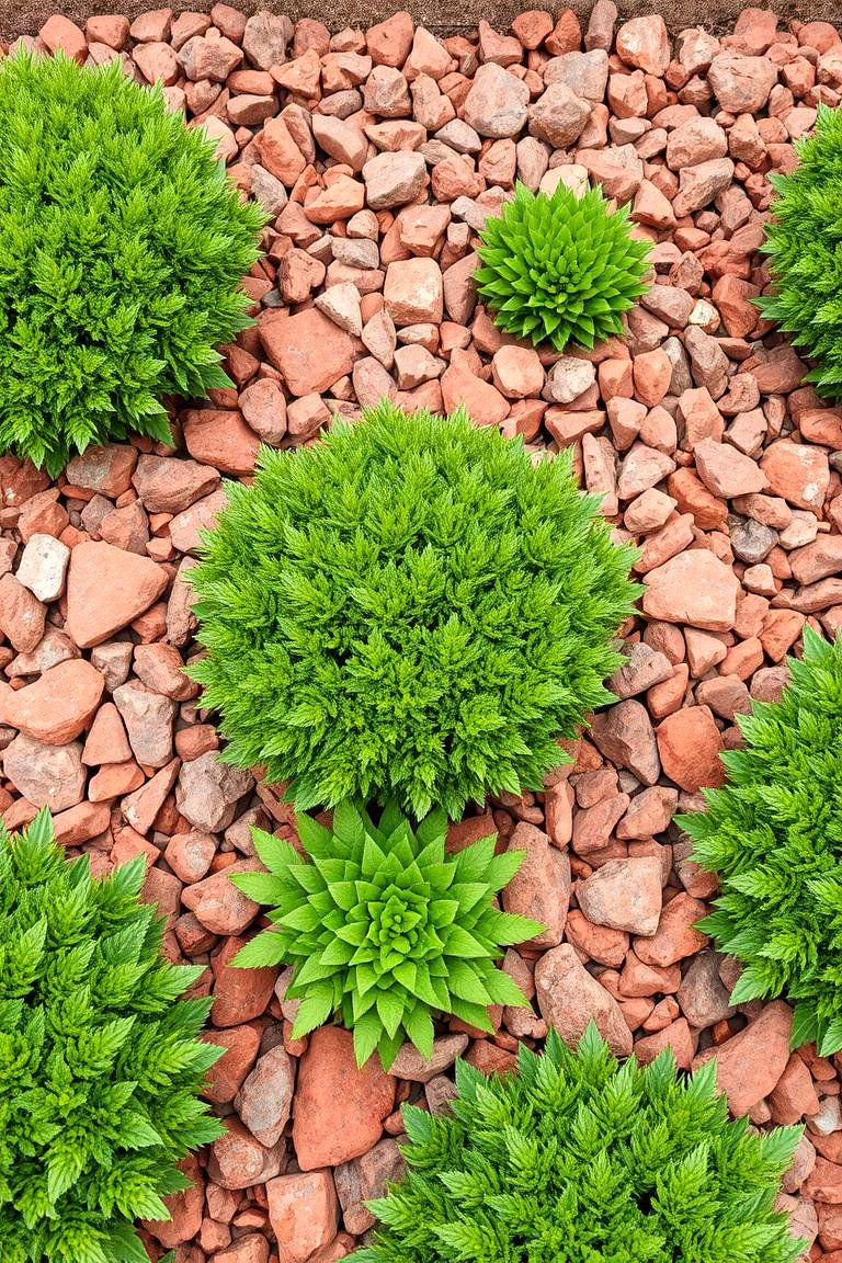Red Lava Rock for Mulching Shrubs - 24 Red Lava Rock Landscaping Ideas