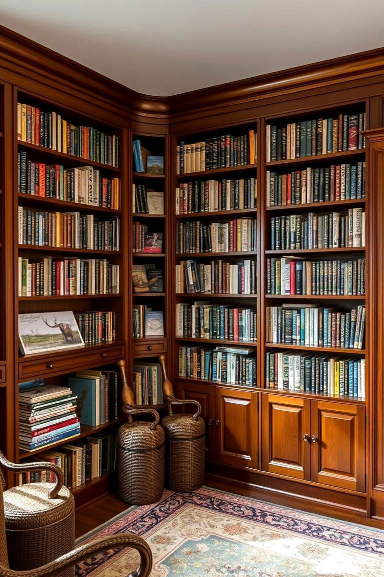 Reference Library - 24 Hunting Room Ideas