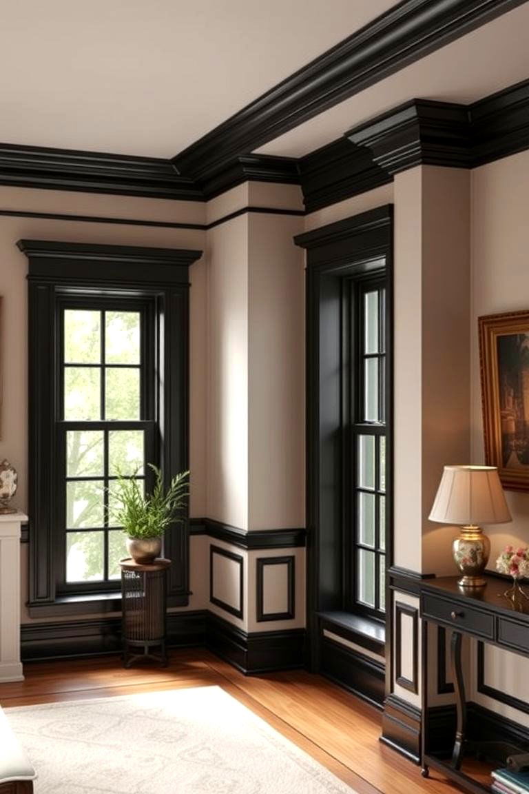 Refined Black Detailing - 24 Black Trim Interiors