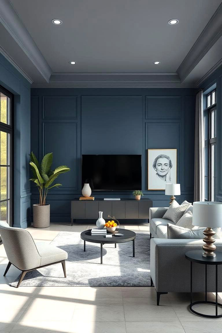 Refined Blue Gray - 24 Blue-gray Paint Colors