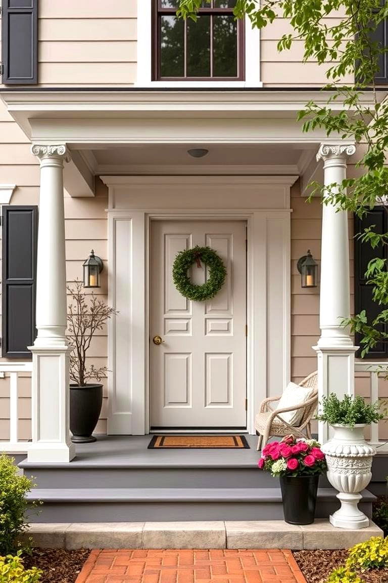 Refined Color Palettes - 24 Victorian Porch Ideas