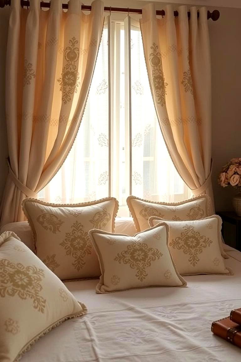 Refined Embroidered Fabrics - 24 Chinoiserie Living Room Ideas