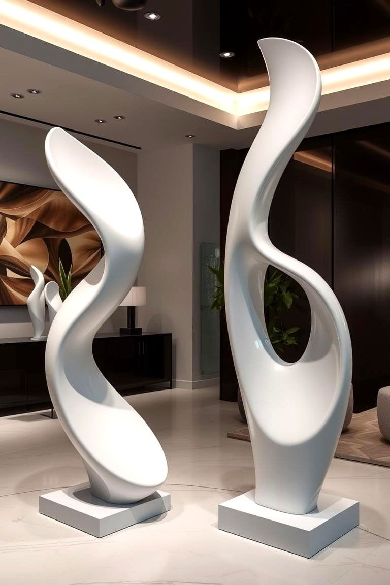 Refined Modern Sculptures - 24 Spring Decor Ideas