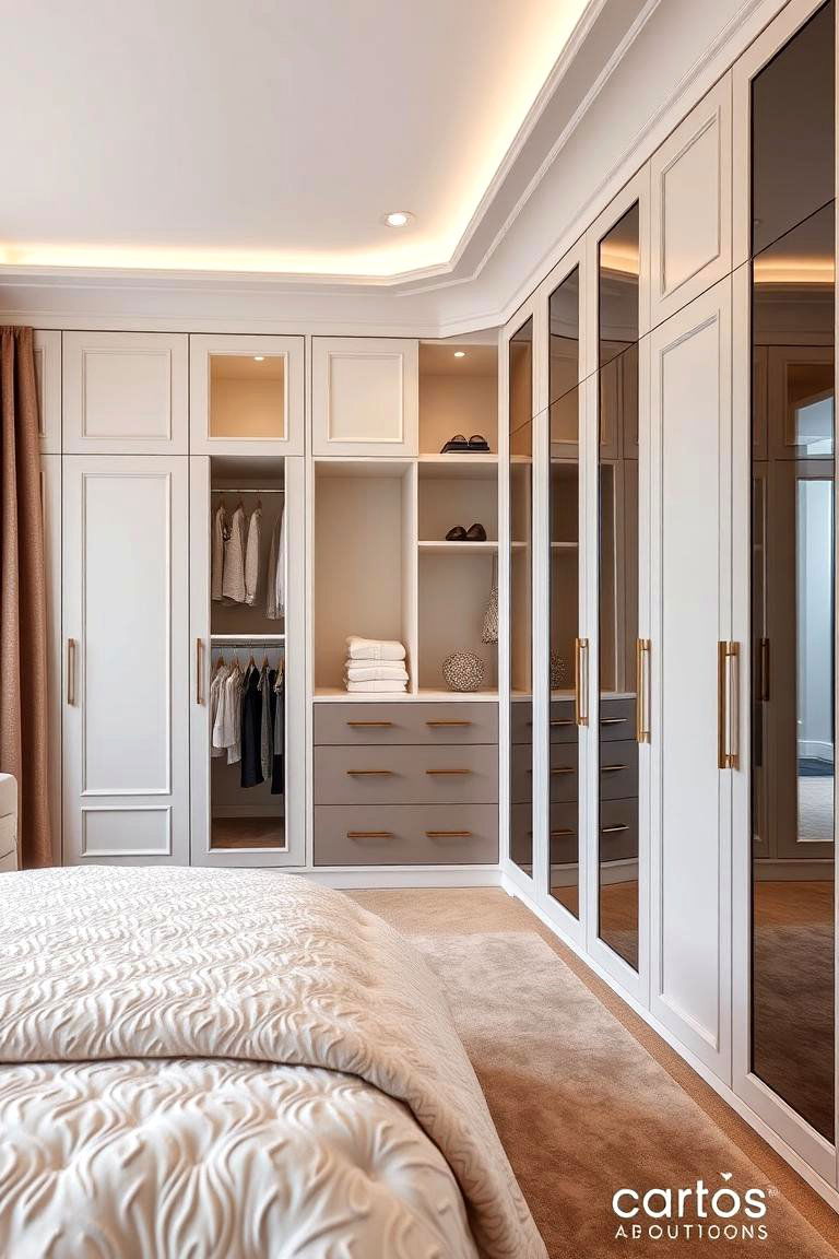 Refined Storage Solutions - 24 Chanel Bedroom Ideas