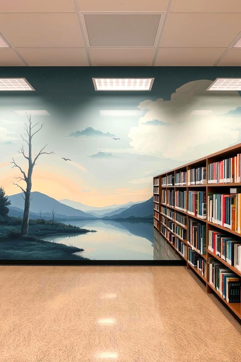 Reflective Library Murals - 24 Library Murals