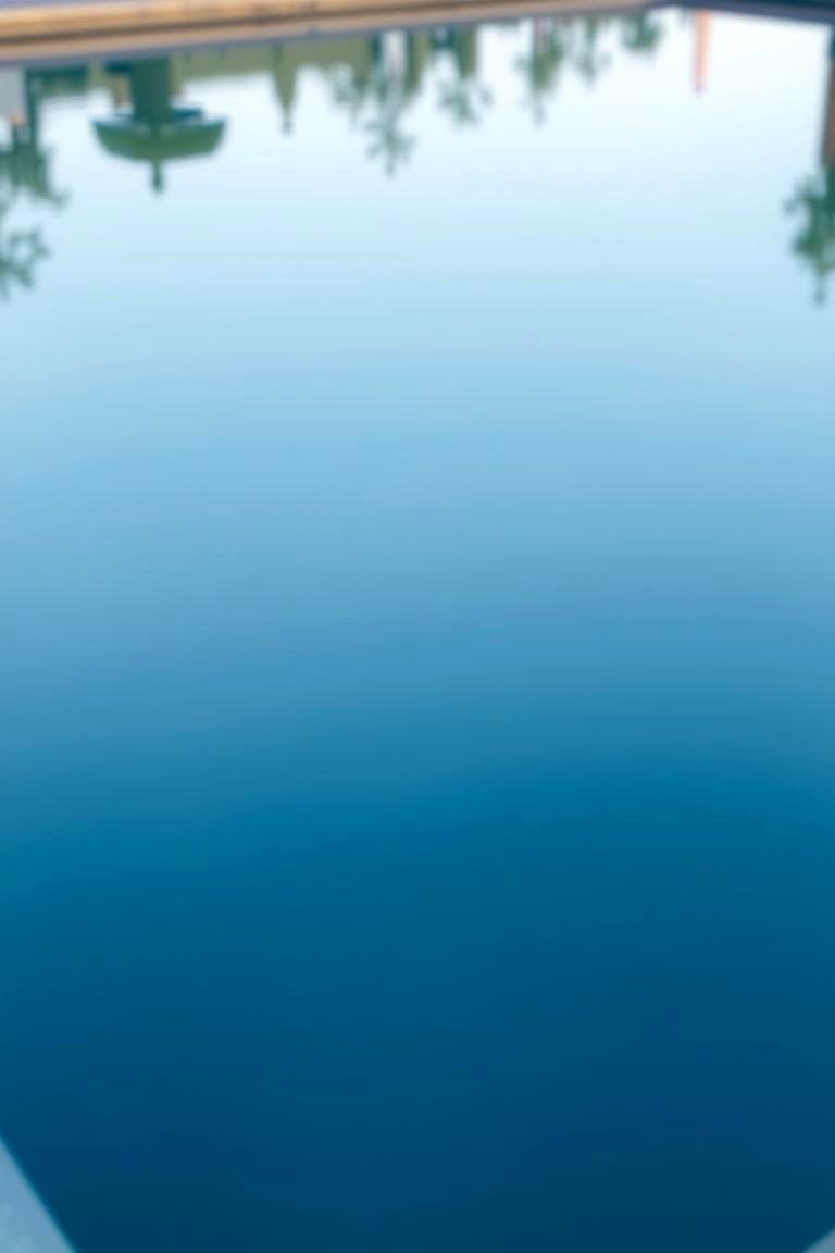 Reflective Mirror Pond - 24 Raised Garden Pond Ideas