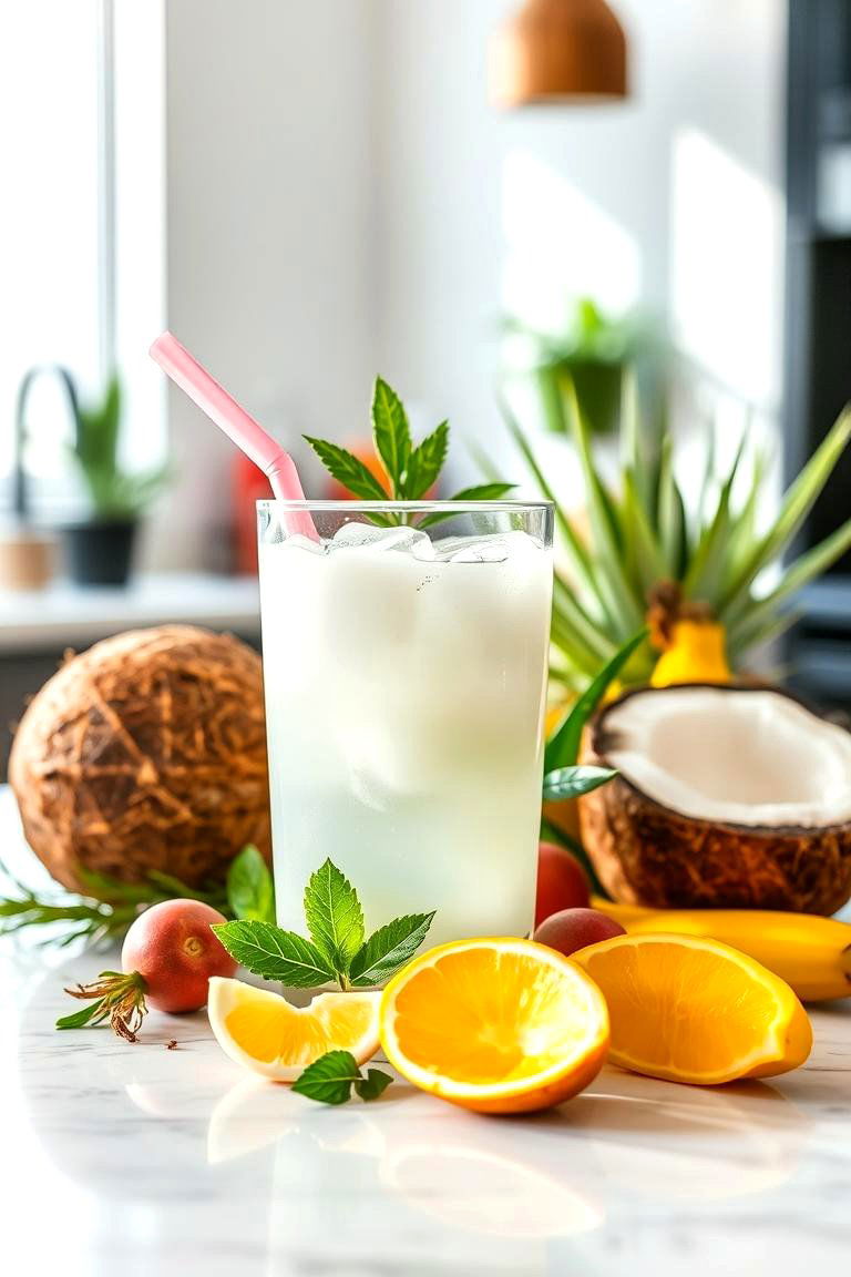 Refreshing Coconut Water Creations - 24 Tropical Kitchen Ideas