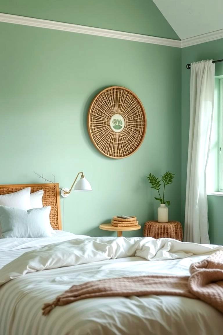Refreshing Mint Green Escape - 24 Bedroom Paint Colors