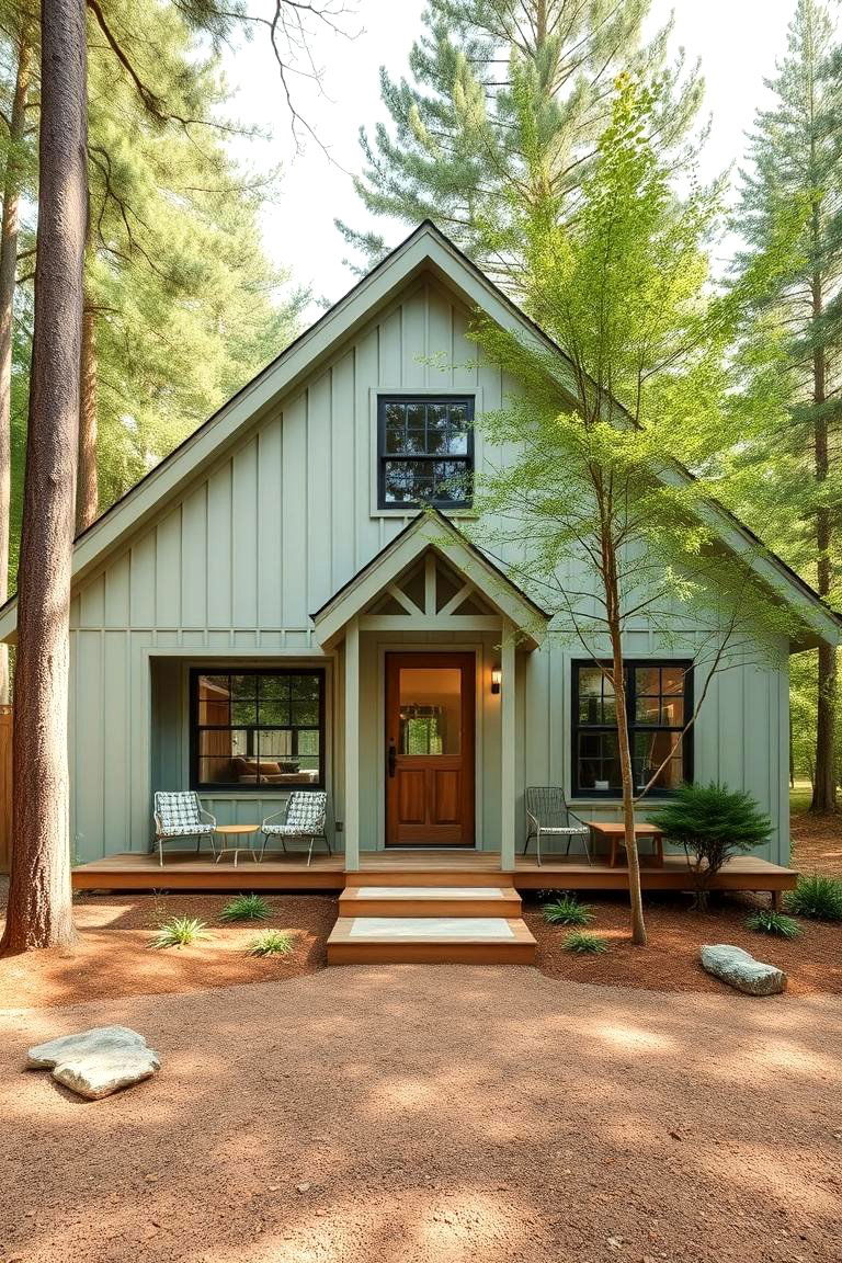 Refreshing Sage Green - 24 Exterior Door Trim Ideas