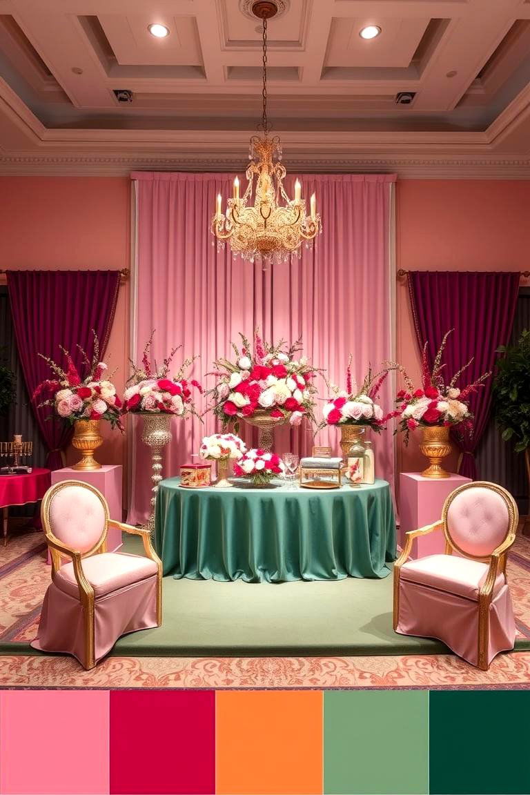 Regal Color Palette Inspiration - 24 Bridgerton Wedding Ideas