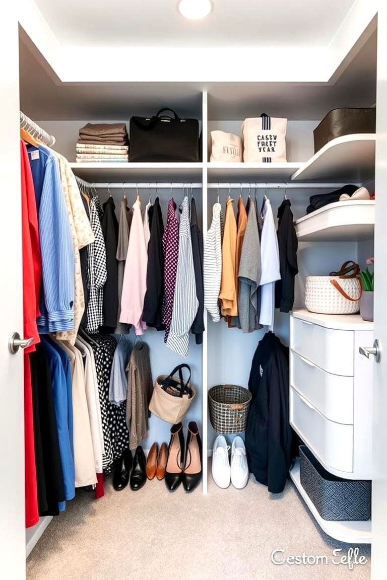 Regularly Declutter and Organize - 24 Small Dressing Room Ideas