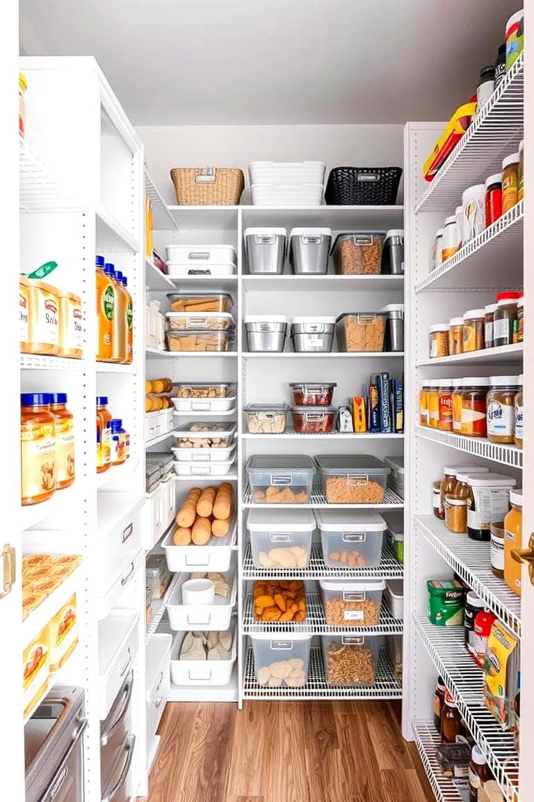 Regularly Decluttering and Organizing for Long Term Success - 24 Pantry Shelving Ideas