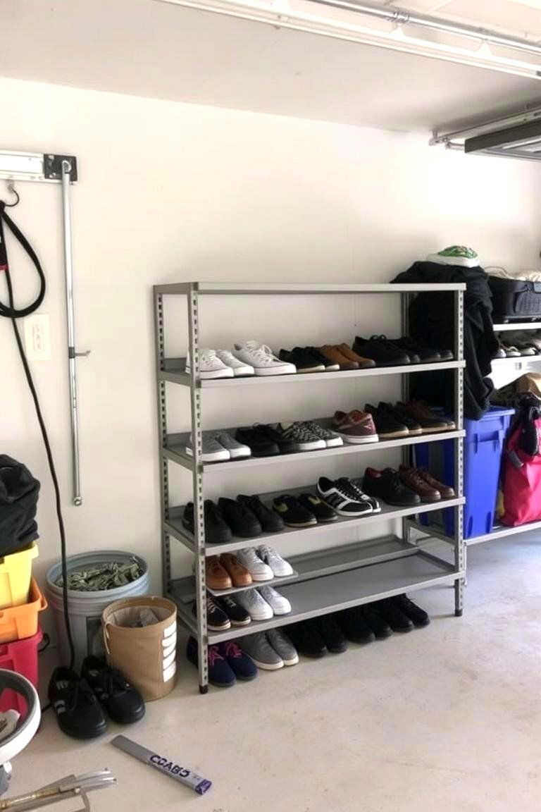 Regularly Purge Unwanted Shoes - 24 Garage Shoe Storage Ideas