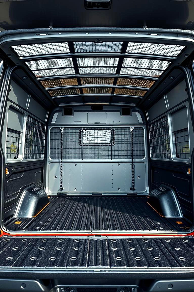 Reinforced Cargo Barriers - 24 Truck Bed Storage Ideas