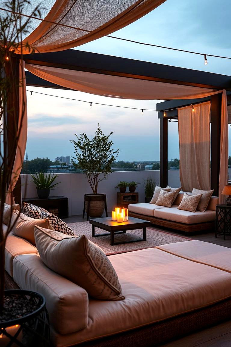 Relaxation Lounge Space - 24 Balcony Deck Ideas