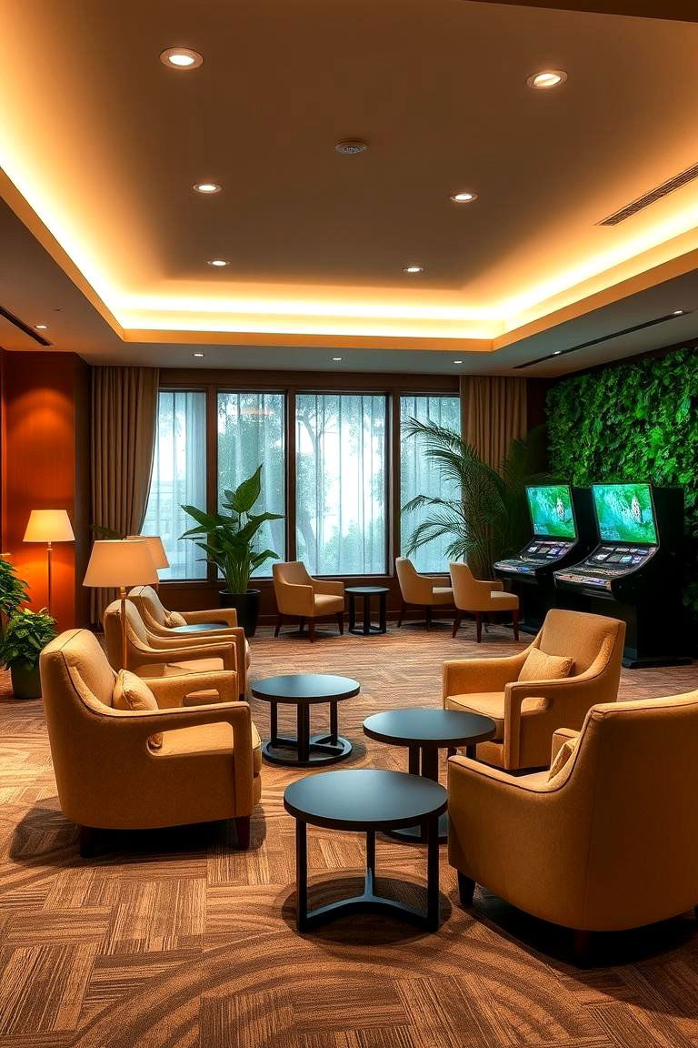 Relaxation and Gaming Blend - 24 Game Room Ideas