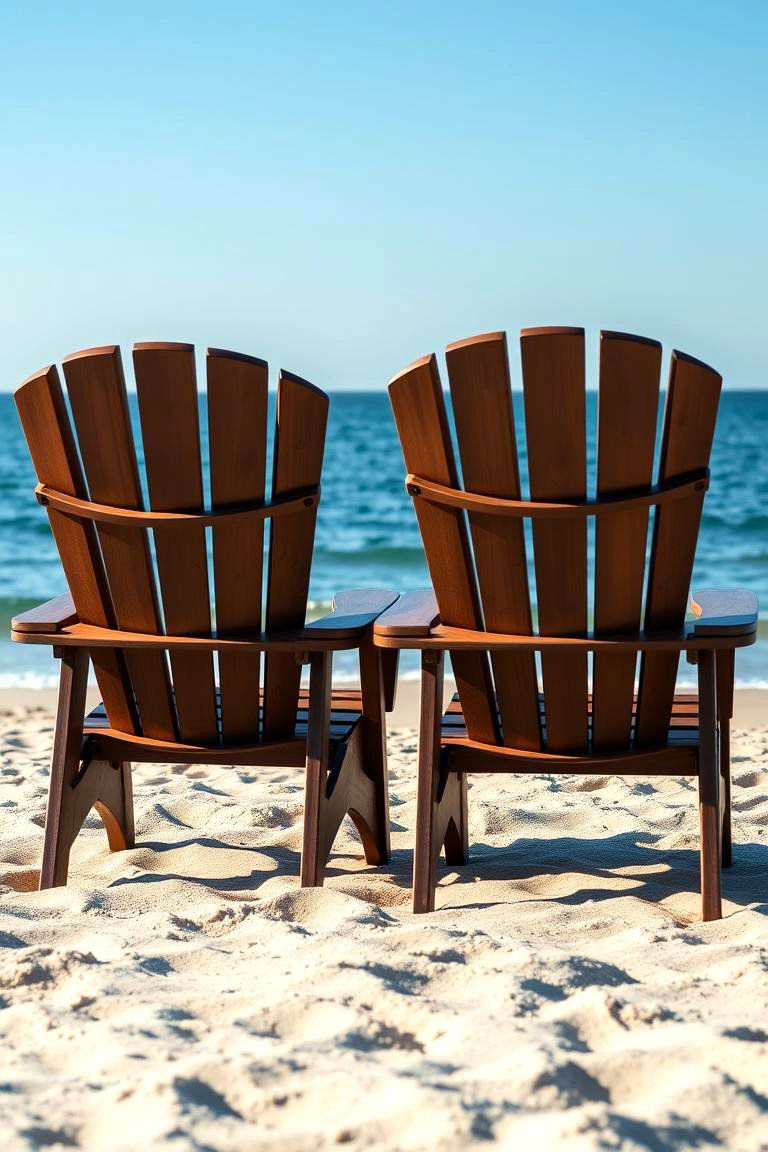 Relaxing Adirondack Chairs - 24 Outdoor Furniture Ideas