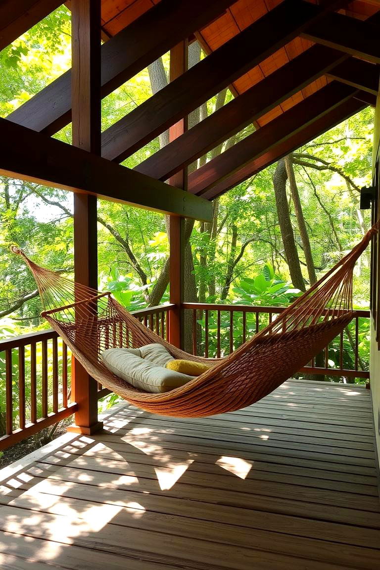 Relaxing Hammock Haven - 24 Under Deck Ideas