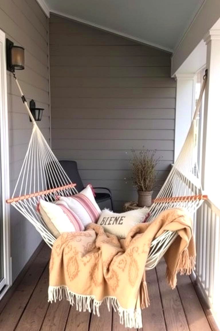 Relaxing Hammock Nook - 24 Back Porch Ideas