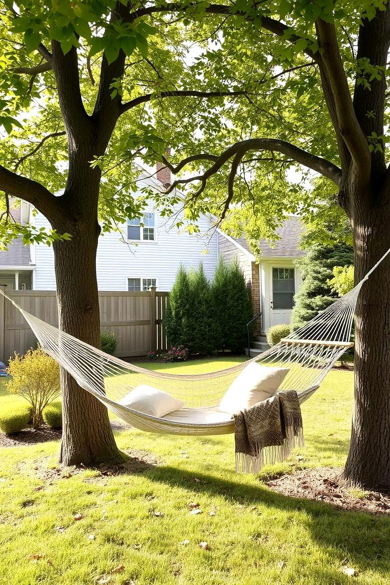 Relaxing Hammock - 24 Garden Seating Ideas