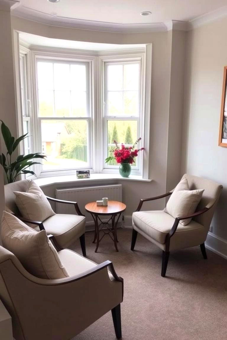 Relaxing Lounge Area - 24 Bay Window Ideas
